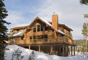 Log residence in winter